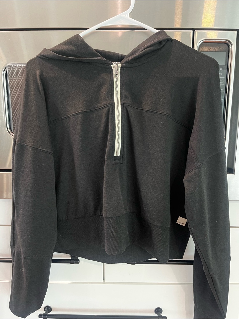 Vuori Half-Zip Hooded Pullover with matching joggers